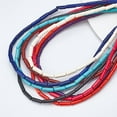 8 Strands 8 Colors Turquoise Beads Strands Dyed Column Mixed Color ...