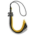 thumbnail image 5 of Endea Graduation Black/Grey/Gold Graduation Tassel with Black Date Drop, 5 of 10