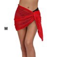 thumbnail image 3 of Jumpingount Vestidos de playa Gancho de ganchillo Cubierta de de encaje Secado rápido Cómodo de usar Buena elasticidad corta Rojo S Accesorios de disfraces Rojo METRO Jumpingount AP009709-05B, 3 of 6