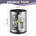 thumbnail image 3 of Clearance! Stainless Kitchen Utensil Holder Kitchen Utensil Organizer Countertop Utensil Organizer for Spoon Forks Utensil Crock with Removable Divider for Easy Cleaning A Tableware Storage Bin, 3 of 8