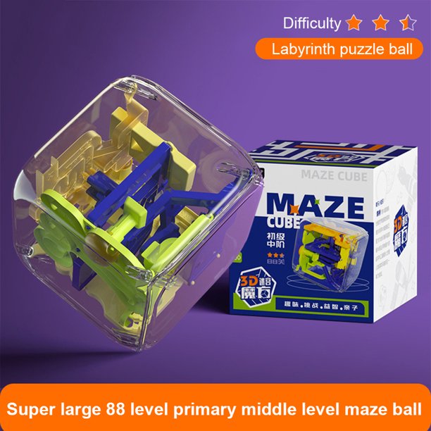 Bola de laberinto aeroespacial 3D, regalo de Navidad, juego de laberinto, juguetes educativos para niños y adultos Ndcxsfigh libre de BPA