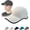 White, variant on Seamless Packable Lightweight Sports Baseball Cap – Quick‑Drying & Breathable Hat, Washable Sun Hat for Tennis, Travel, Outdoor Activities (Black)-dh
