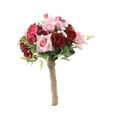 thumbnail image 3 of Rose Bouquet Bride Bouquet Fotografía Props Flores artificiales Centros de mesa florales para decoración de la mesa de comedor Matrimonio, 3 of 8