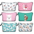 thumbnail image 2 of Makeup Bag Fashion Creative Printed Cosmetic Bag Toiletry Pouch Makeup Pouch, 2 of 6