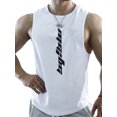 thumbnail image 1 of Sunloudy Chaleco deportivo de verano para hombre, camiseta sin mangas de secado rápido con cuello redondo y estampado de letras para hombres, M/L/XL/XXL/XXXL Sunloudy  moda, 1 of 3