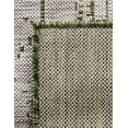 thumbnail image 6 of Unique Loom Outdoor Modern Collection Area Rug - Ombre (6' 1" x 9' Rectangle Green/Ivory), 6 of 7