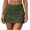 Green, variant on Tqcoqu Women’s High Waist Double Button Cargo Mini Skirt, Solid Color A Line Denim Skirt with Flap Pockets,Women's,Size S-XL