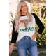 thumbnail image 4 of ABPHQTO Top negro HEY PUMPKIN con estampado gráfico de leopardo y bloques de color para mujer, 4 of 5