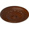 thumbnail image 3 of Ekena Millwork 20 1/2"OD x 1 7/8"P Alexa Ceiling Medallion (Fits Canopies up to 2 7/8"), Hand-Painted Burnished Mahogany Crackle, 3 of 6