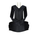 thumbnail image 1 of Corrector de postura de espalda ajustable, faja para hombros, talla XXL (negro), 1 of 7