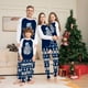 thumbnail image 1 of New 2023 Family Christmas Pajamas Set Letter Pattern Mom Dad Kids Matching Outfits 2 Pieces Suit Sleepwear Baby Romper Xmas Look, 1 of 3