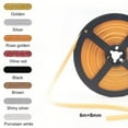 thumbnail image 5 of Ceramic Tile Gap, 6m X 8mm Ceramic Tile Gap Tape, Caulk Strip Self-Adhesive Decorative Sealing Tape, for Shower Bathtub Bathroom Toilet, 5 of 6