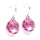 thumbnail image 4 of Juego de aretes y cadena ZVEZDA con dije corte Classic plata mexicana ley .925 Rosa, 4 of 5