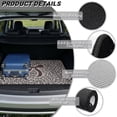thumbnail image 6 of Binienty Leopard Print Bow Rear Cargo Liner, Anti-Slip Scratch Resistant Trunk Protector Mat, Universal 29" x 39" Stylish Vehicle Interior Accessory for Most Sedans SUVs Wagons, 6 of 7