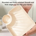 thumbnail image 6 of Dumpling Plate with Dipping Saucer Dish Non-slip Stackable for Snacks Desserts Sushi Tray, 6 of 10