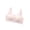 Light Pink, variant on LYMAYTER Big Girls Sports Bra 9-13 No-Wire Cotton Tank for 75-90A Teen Breathable Solid Color Training Bra