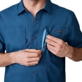 thumbnail image 3 of Free Country Men's Arcadia Short Sleeve Shirt Dark Denim L, 3 of 7