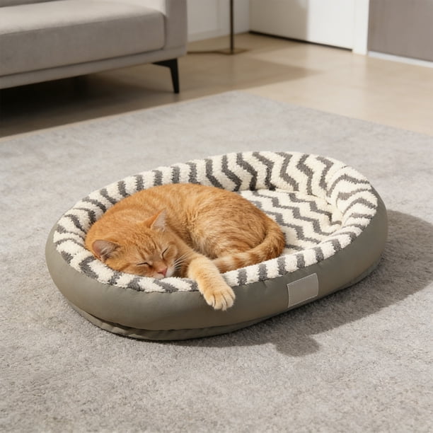 Pisexur Suministros para mascotas Cama de invierno para perros, extra gruesa y cálida, con cojín extraíble, para sofá, jaula, para perrera, lavable a máquina, para uso enperros, gatos y animales