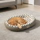 thumbnail image 1 of Pisexur Suministros para mascotas Cama de invierno para perros, extra gruesa y cálida, con cojín extraíble, para sofá, jaula, para perrera, lavable a máquina, para uso enperros, gatos y animales, 1 of 6