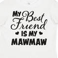 thumbnail image 4 of Inktastic My Best Friend is My Mawmaw with Hearts Boys or Girls Toddler T-Shirt, 4 of 5