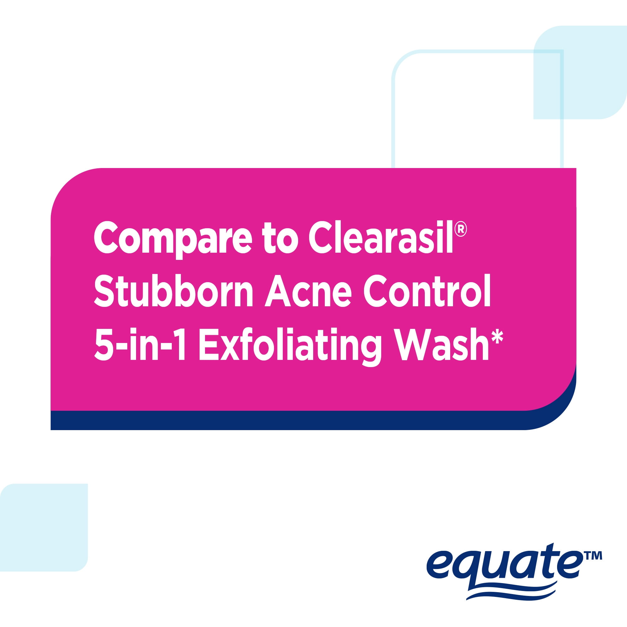 Equate Stubborn Acne Control Exfoliating Wash with Salicylic Acid, 6.78 fl oz
