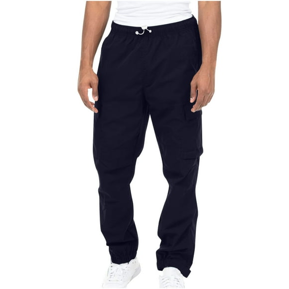 cllios Mens Cargo Pants Big and Tall Athletic Pants Outdoor Hiking Trousers Gym Travel Cargo Pants Multi Pockets