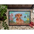 thumbnail image 3 of Carolines Treasures CK1269JMAT Tapis Rouge Dachshund Printemps Intérieur Ou Extérieur - 24 x 36 Po., 3 of 4