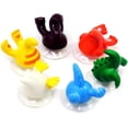 thumbnail image 3 of 6 Pack Animal Tail Rubber Suction Cup Hooks, 3 of 7