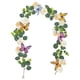 thumbnail image 2 of Guirnalda Artificial de Mariposas, Margaritas, Rosas y Eucaliptos para Exteriores, Decoración de Primavera y Verano para Patio, Vallas y Puertas., 2 of 7