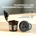 thumbnail image 3 of Tasse Filtre à Café avec Couvercle Rabattable Réutilisable de Qualité Alimentaire, Filtre à Café à Mailles Fines Détachable pour Ninja DualBrew Pro, 3 of 5