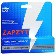 ZAPZYT Maximum Strength Benzoyl 10% Acne Treatment Gel 1 oz