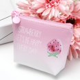 thumbnail image 4 of Vjnyvs Mini PU Coin Purse Pouch Cute Strawberry Mini Wallet Zipper Wallets Coin Purse Pouch Storage Key Bag for Credit Card ID Card Lipstick, 4 of 7