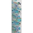 thumbnail image 2 of Addison Rugs Mayfield Washable Contemporary Abstract Mermaid Runner Rug, 2'3" x 7'6", 2 of 5