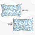 thumbnail image 2 of Daiia Floral Daisy Bedding Waterproof Pillow Protector Zippered Queen – Bed Bug Proof Pillow Encasement-20"x30", 2 of 6