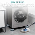 thumbnail image 5 of 8Pcs Anti Vibration Washing Machine Mats Support Anti-Slip Rubber Feet Base Pads, 5 of 6