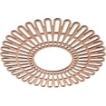 thumbnail image 2 of Ekena Millwork 26"OD x 9 5/8"ID x 3/8"T Cornelius Wood Fretwork Pierced Ceiling Medallion, Cherry, 2 of 3