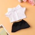 thumbnail image 5 of Cotton American  Doll Mini Doll Clothes Doll Shirt Pants Collar Coat Doll Accessories 2, 5 of 8
