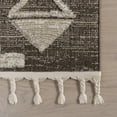 thumbnail image 4 of Rugs USA Gatsby Southwestern Tasseled Area Rug, 6' 7" x 9', Gatsby Brown, 4 of 8