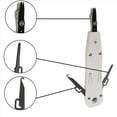 thumbnail image 3 of 6x Punch Down Tool RJ45 RJ11 Cat5E Cat6 Network Phone Cable Socket Impact Terminal Insertion Tools,6 x Punch Down Tool 6 x Blades,White&Yellow, 3 of 7