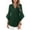 Army Green, variant on Women Boho Tops Blouse V Neck 3/4 Sleeve Polka Dot Flowy Ruffle Casual Loose Sparkling Mesh Party Vacation Top, Silver XXL