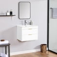 thumbnail image 4 of Ashion Bathroom Vanity With Drawer Waterproof MDF Board Wall Mount Floating Storage Cabinet For Storing Bathroom Essentials, 4 of 10