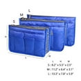 thumbnail image 5 of Vercord Purse Organizer Insert for Handbags Bag Organizers Inside Tote Pocketbook Women Nurse Nylon 13 Pockets Sapphire Blue Small, 5 of 5