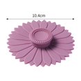 thumbnail image 4 of CSChome Couvercle de Tasse en Silicone Couvercle de Tasse en Silicone Tournesol Couvercle de Tasse en Silicone avec Poignée Résistant à la Chaleur Hermétique Rond Universel en Céramique Verre Couvercle de Tasse à Thé, 4 of 6