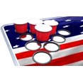 thumbnail image 4 of Party Pong America Edition Portable, Dry Erase Surface, 8-Foot Professional Beer Pong Table, 4 of 6