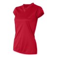 thumbnail image 2 of Badger Women's Solid Color Cap Sleeve Jersey Top, 2 of 3
