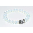thumbnail image 7 of K-KED Natural Moonstone Opalite Scenery Howlite Gemstone Bracelet Stone Reiki Gift 8mm, 7 of 7