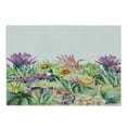 thumbnail image 1 of Watercolor Cutting Board, Fine Art Botanical Painting of Abstract Garden Flowers and Succulents, Decorative Tempered Glass Cutting and Serving Board, in 3 Sizes, by Ambesonne, 1 of 2