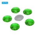 thumbnail image 3 of Unique Bargains 30mm Flat Back Round Acrylic Rhinestones, 50 Pack Plastic Circle Gems for Jewelry Making Costume, Green, 3 of 6