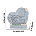 thumbnail image 3 of DefiDgd Pet Tombstone Dogs Cats Small Resin Grave Markers,Pet Dog Grave Markers Garden Memorial Stones Dog Sympathy Gifts for Dogs Cats Indoor Outdoor(D), 3 of 6