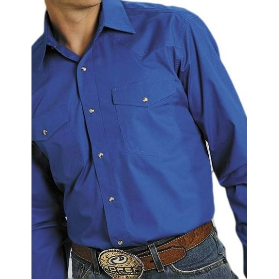 Roper Mens Western Long Sleeve Shirt